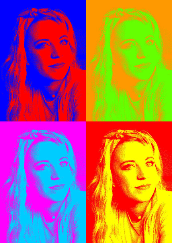 Warhol Style Portrait